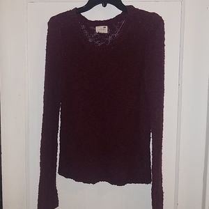 Burgundy Sweater